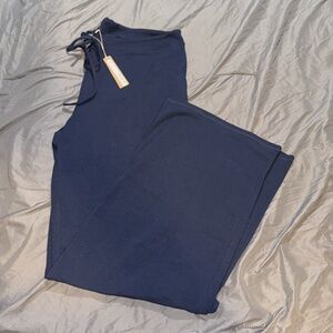 SKIMS COTTON JERSEY PANT ‘NAVY’